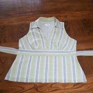 Cute Ann Taylor LOFT Collared Blouse